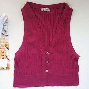 Free People Intimately Saturday Morning Crop Top